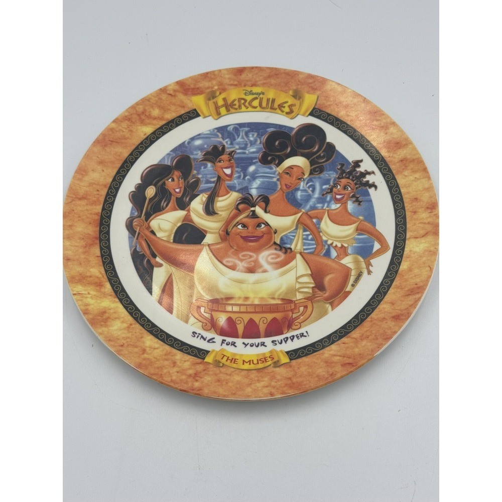 McDonald's Disney Hercules The Muses Sing For Your Supper Plate 1997 Multicolor